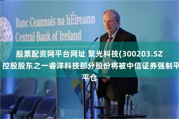 股票配资网平台网址 聚光科技(300203.SZ)：控股股东之一睿洋科技部分股份将被中信证券强制平仓
