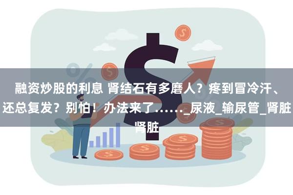 融资炒股的利息 肾结石有多磨人？疼到冒冷汗、还总复发？别怕！办法来了……_尿液_输尿管_肾脏