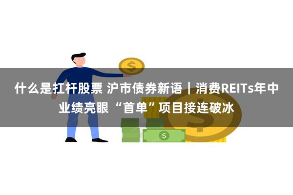 什么是扛杆股票 沪市债券新语｜消费REITs年中业绩亮眼 “首单”项目接连破冰